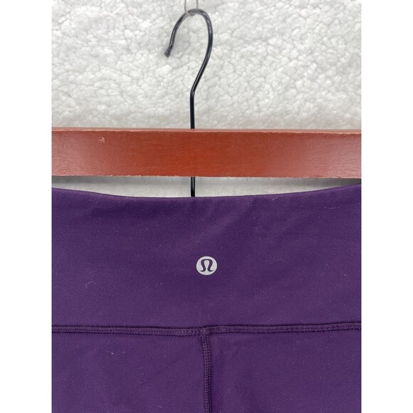 Lululemon Free Runner Cropped Leggings Women’s Size 4 Purple Active Athletic - Picture 6 of 7